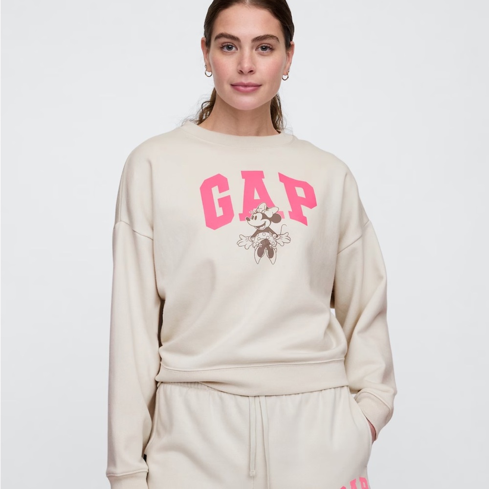 Disney Gap Minnie Mouse oversized crew neck